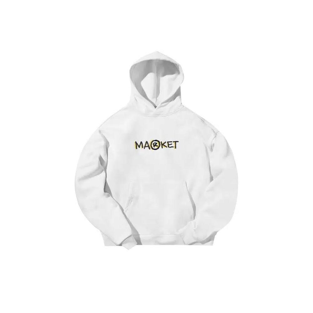 Худи Market Smiley Doodle Hoodie 'White' 1