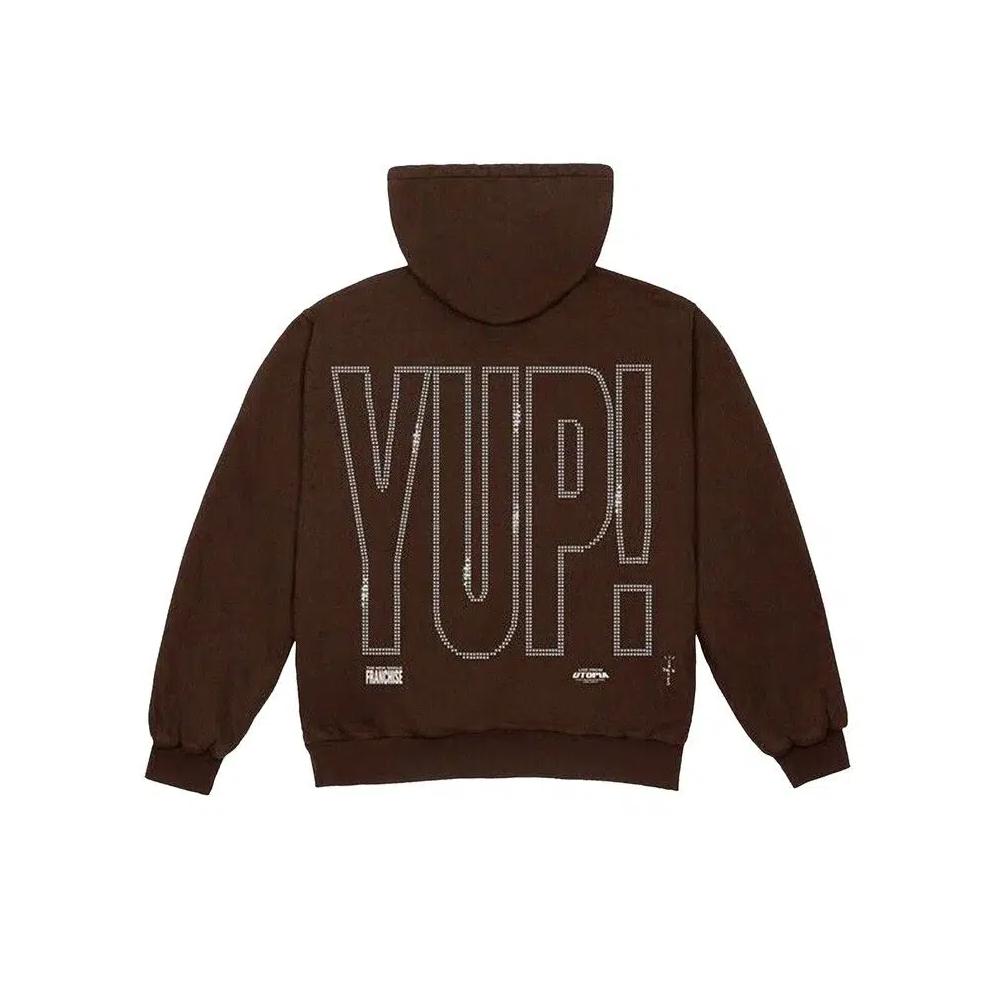 Толстовки на молнии Cactus Jack by Travis Scott YUP! Zip Hoodie 'Brown' 2
