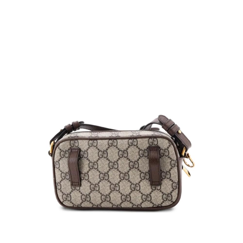 Мини-сумка на плечо Ophidia Front Pocket Convertible Belt Bag GG Coated Canvas with Leather 2