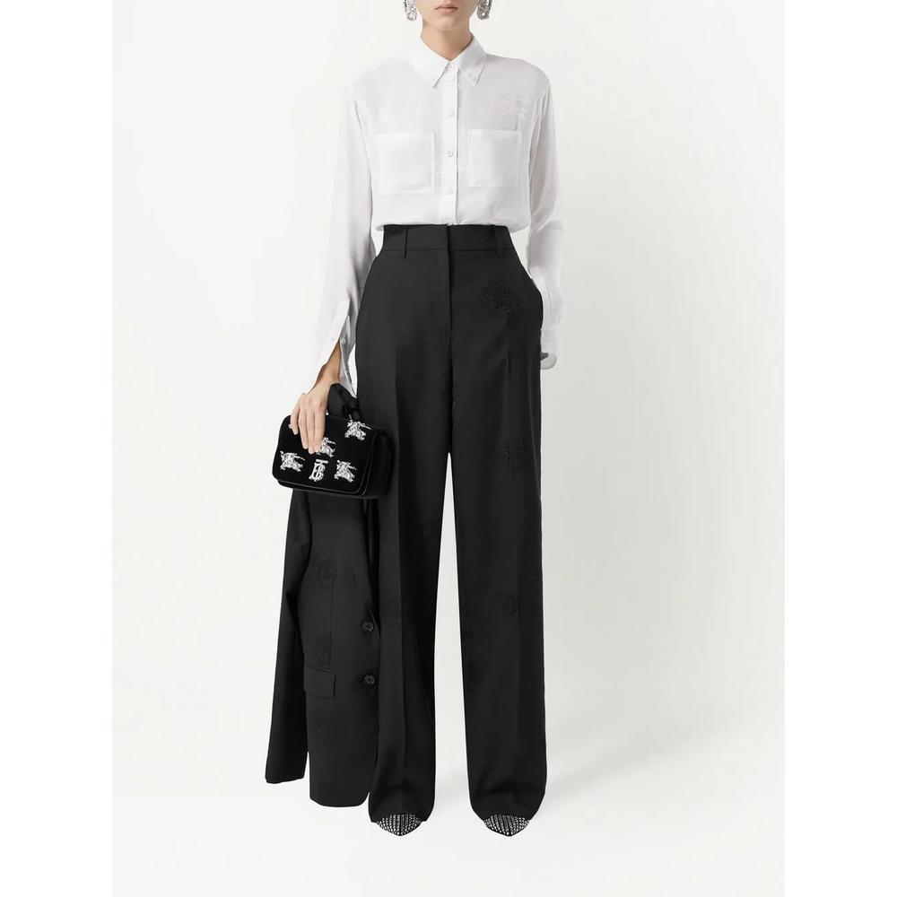 Шелковая рубашка с вышитым логотипом EKD 2