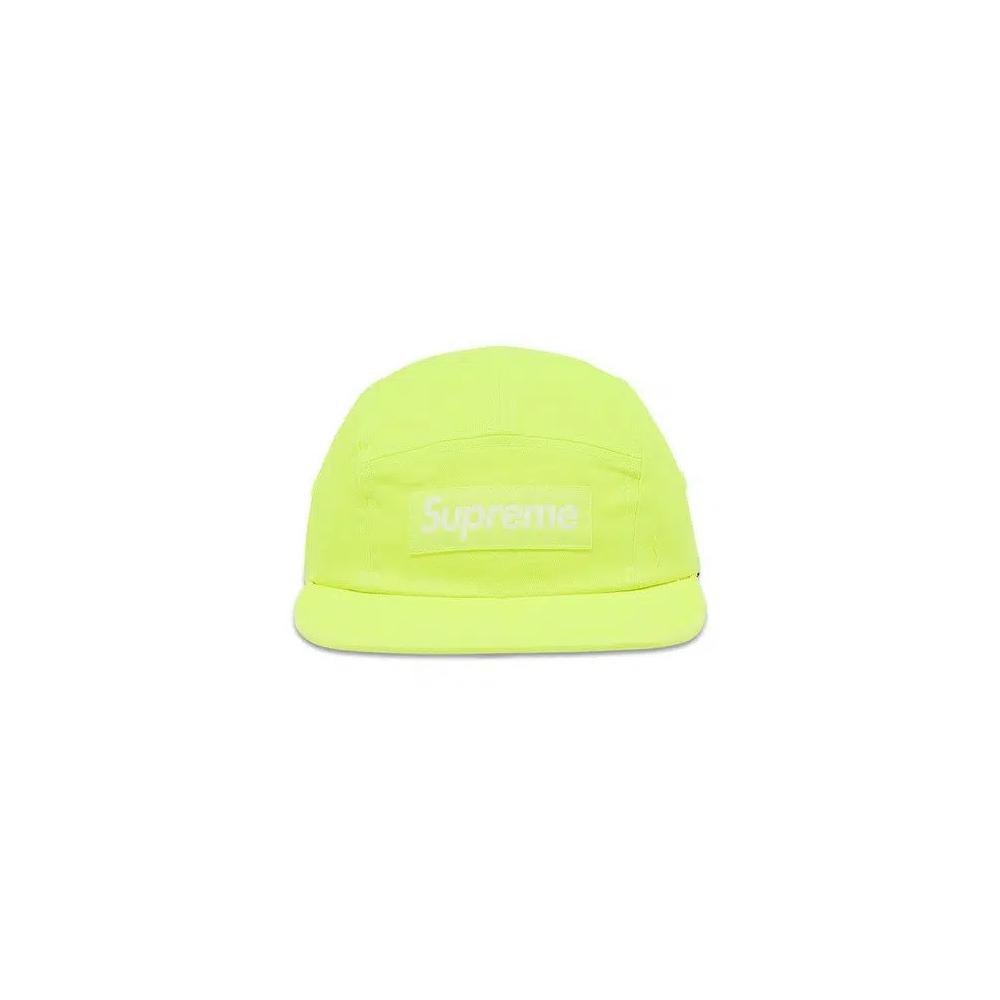 Шляпы Supreme Washed Chino Twill Camp Cap 'Neon Yellow' 1