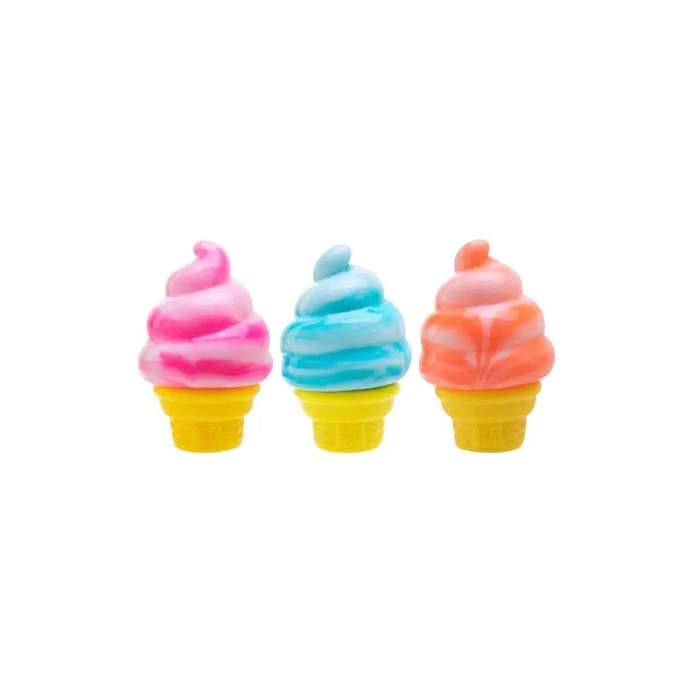 Игрушки и наборы для игр NeeDoh Nice Cream Ice Cream Cone Squishy Fidget Toy 3x Lot 'Orange/Pink/Blue' 1