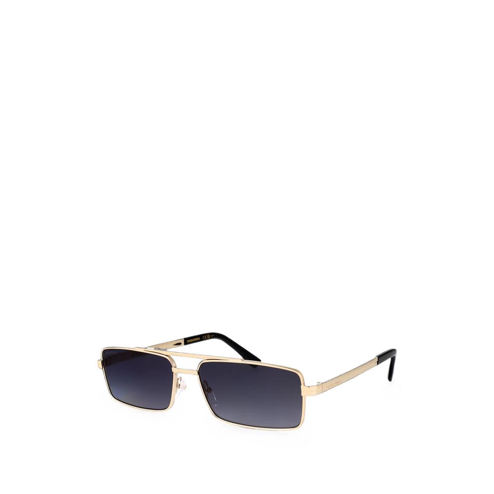 double-bridge rectangle-frame sunglasses 2
