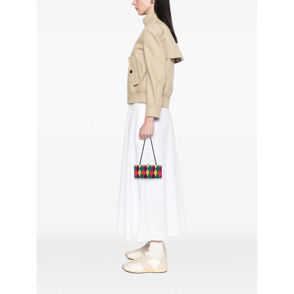 Сумка на плечо Multicolour Velvet Harlequin Minaudiere Clutch with Strap (1993-2010 годы) 2
