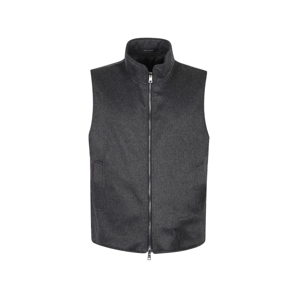high-neck zip-up gilet 1