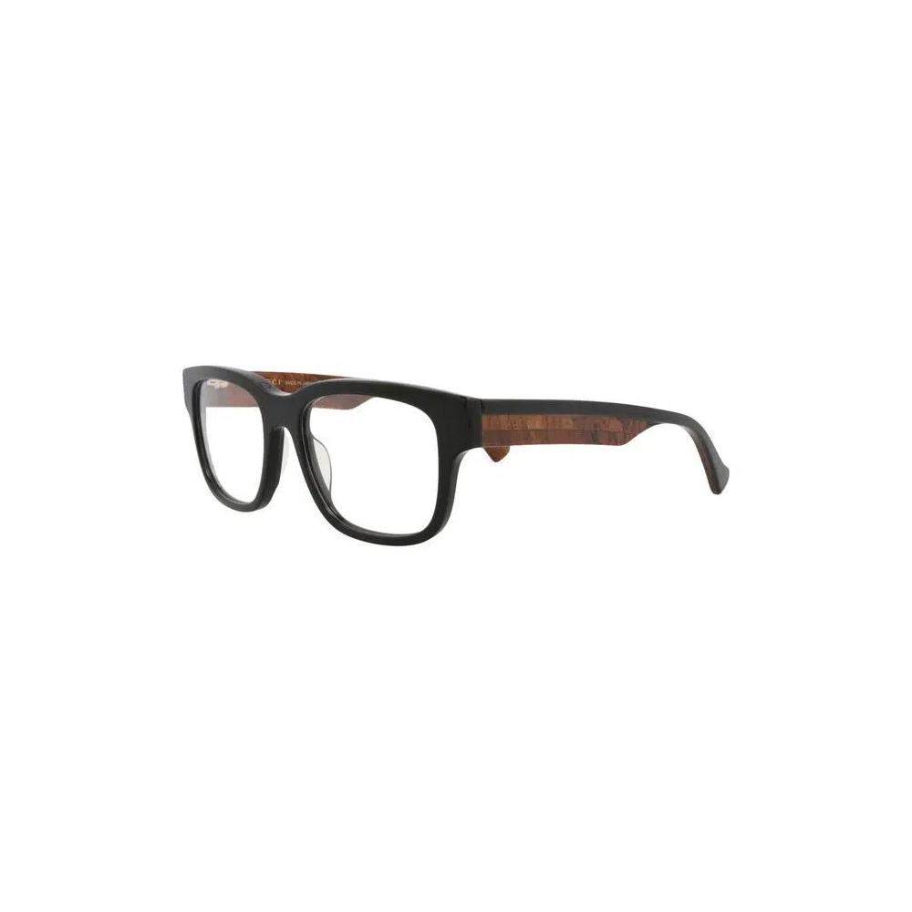 Очки Gucci Square-Frame Recycled Acetate Optical Frames 'Черный/Прозрачный' 2