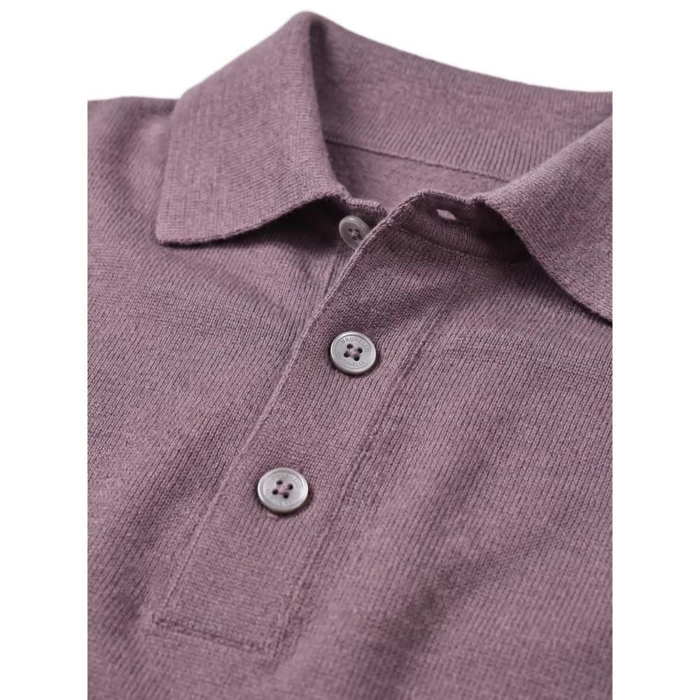 quarter-button collar polo shirt 3