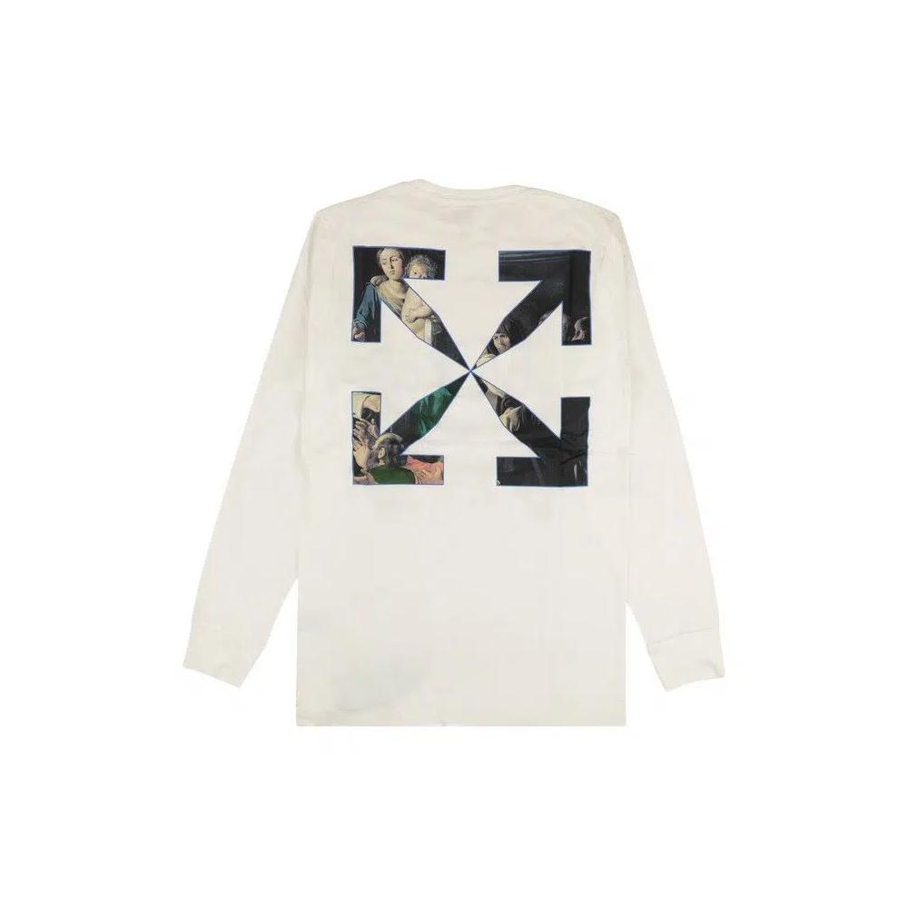 Футболки с длинным рукавом Off-White Caravaggio Painting Long-Sleeve Tee 'Белый' 2