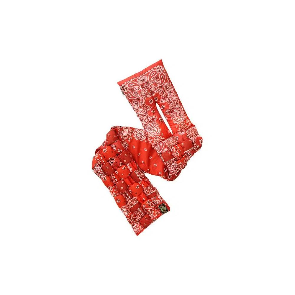 Шарфы Kapital Bandana Print Nylon Keel Weaving Scarf 'Красный' 3