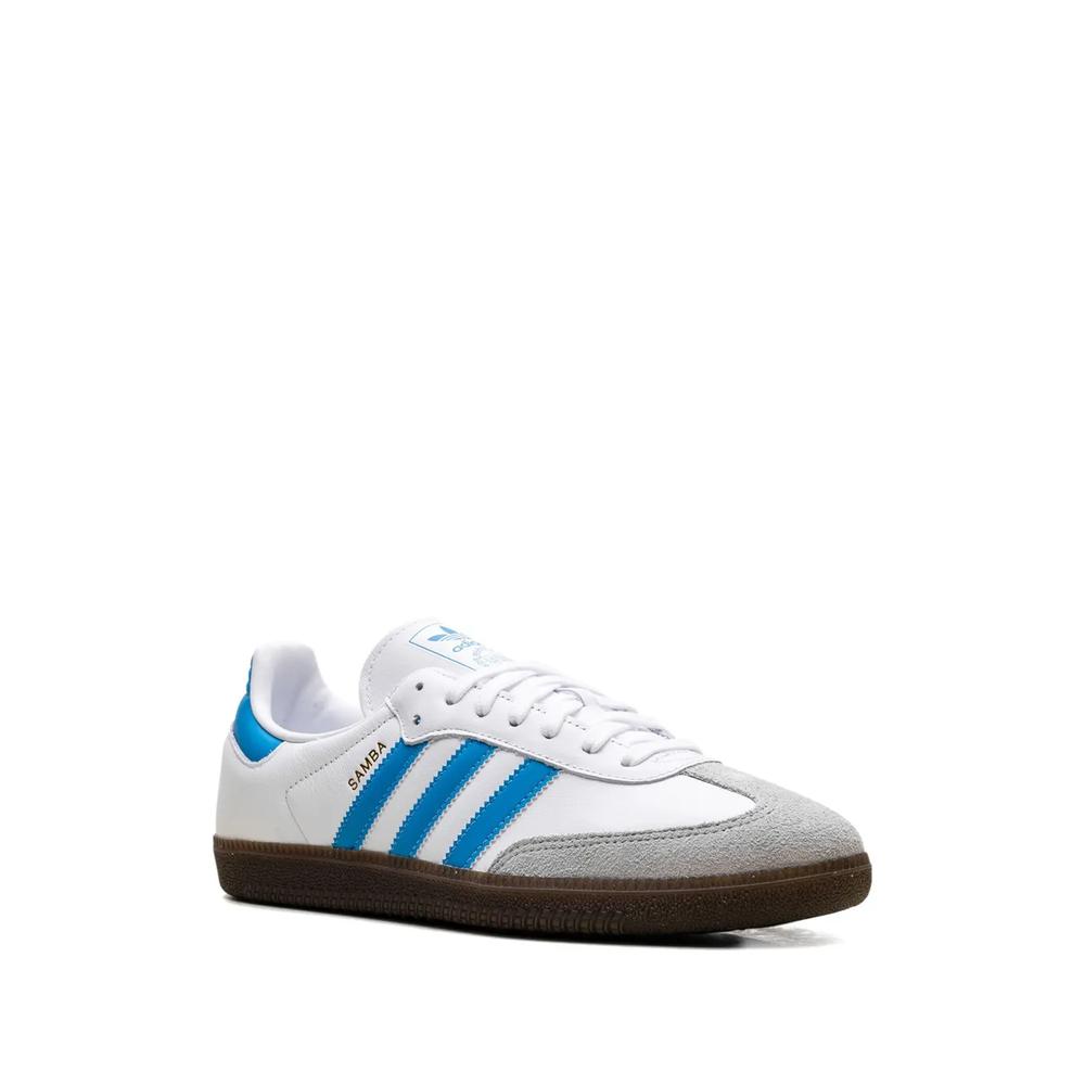 Кроссовки Samba OG White/Shock Cyan 2