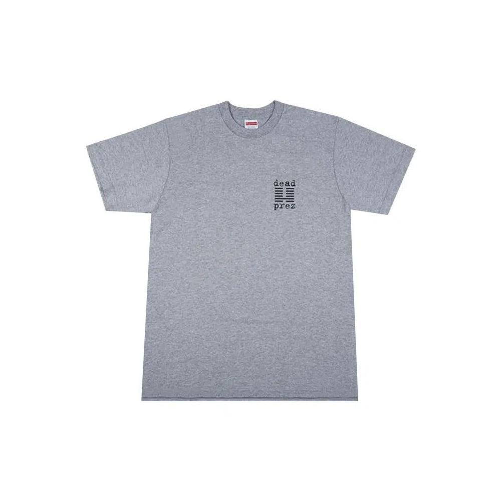 Футболки Supreme x Dead Prez Tee 'Grey' 1