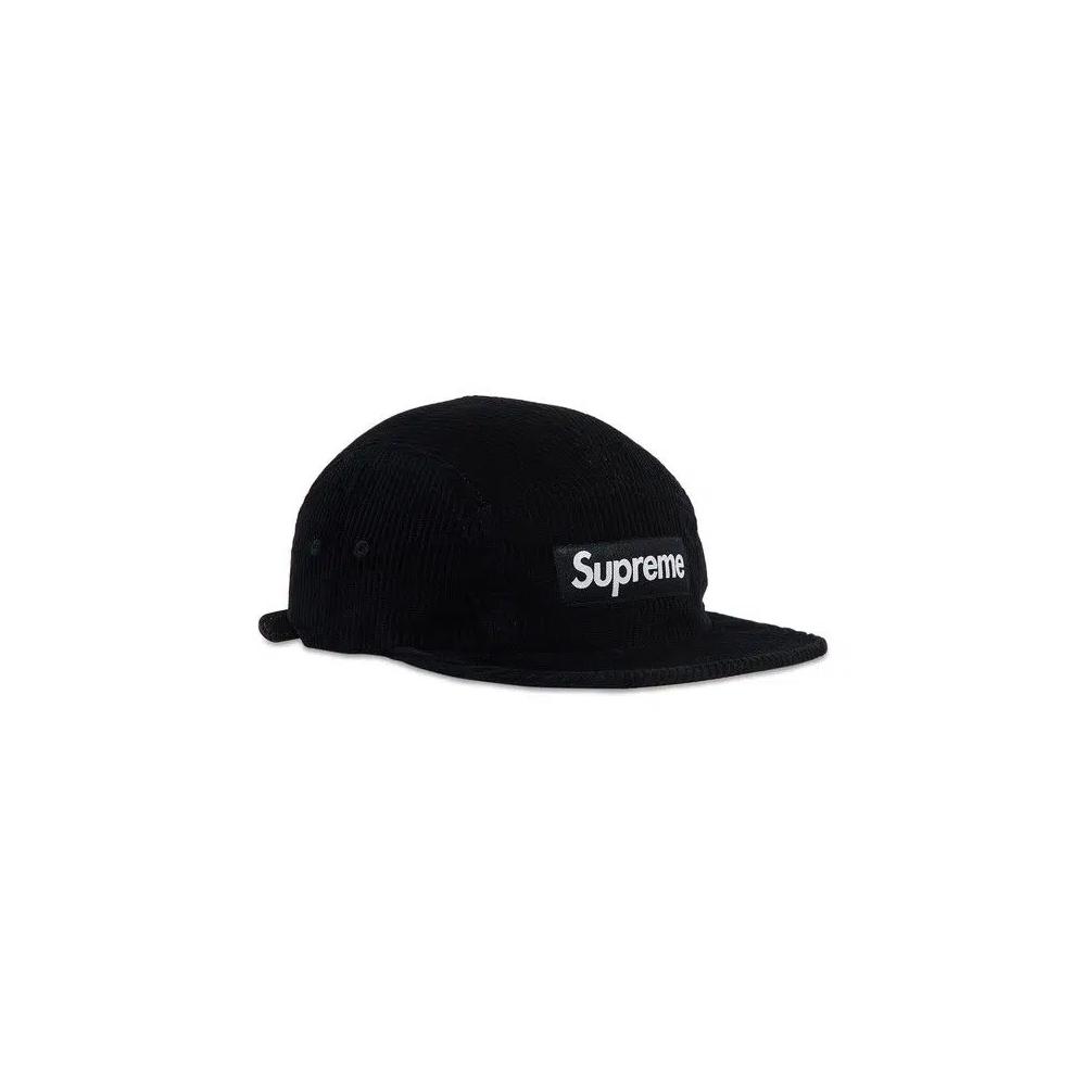 Кепки Supreme Corduroy Camp Cap 'Black' 2
