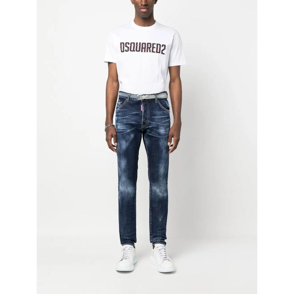 logo-patch straight-leg jeans 2