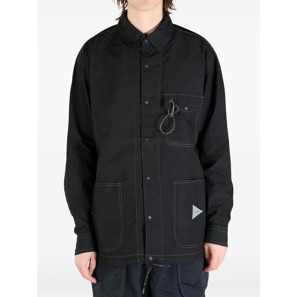 contrast-stitch denim jacket 2