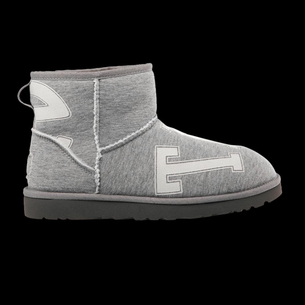 Ботинки Telfar x UGG Fleece Mini Boot «Heather Grey» 1