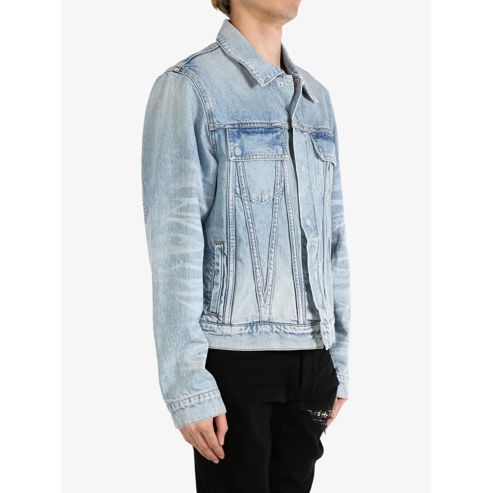 distressed-effect denim jacket 2
