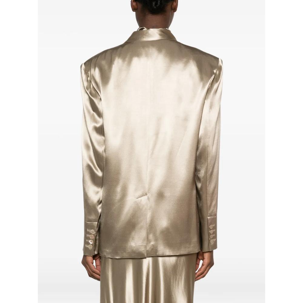 double-breasted satin jacket 4