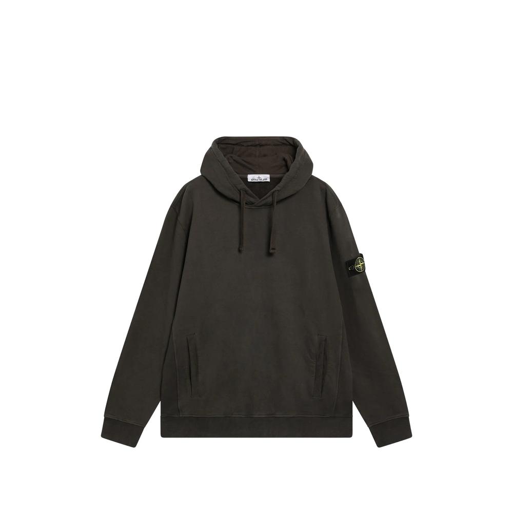 6100048 brushed organic cotton fleece regular-fit hooded sweatshirt with thumbhole cuffs 1