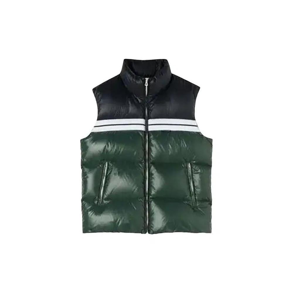Верхняя одежда Palm Angels Classic Track Puffed Vest 'Green/Black' 1