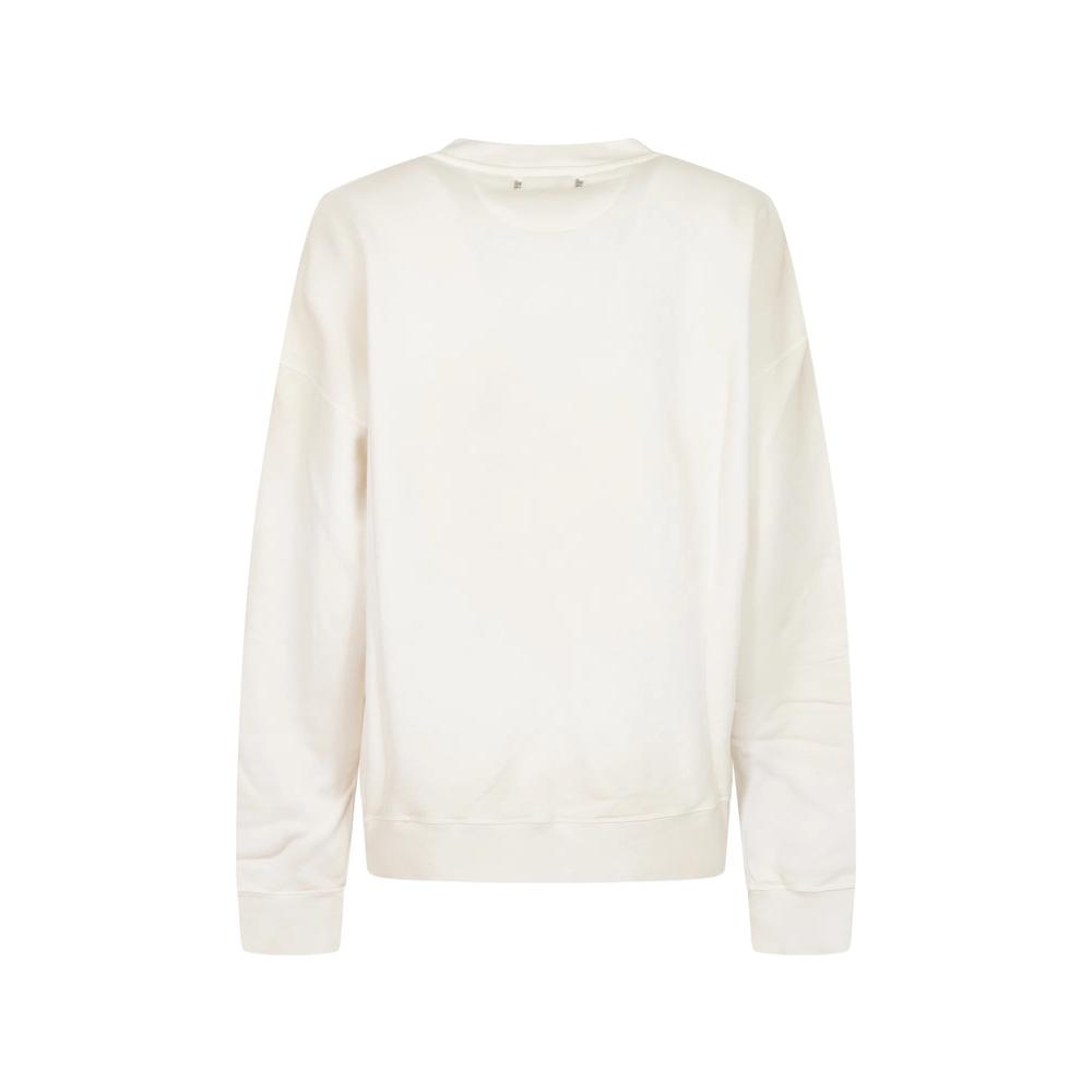 star unisex cotton sweatshirt in vintage white with VCE embroidered patches 2