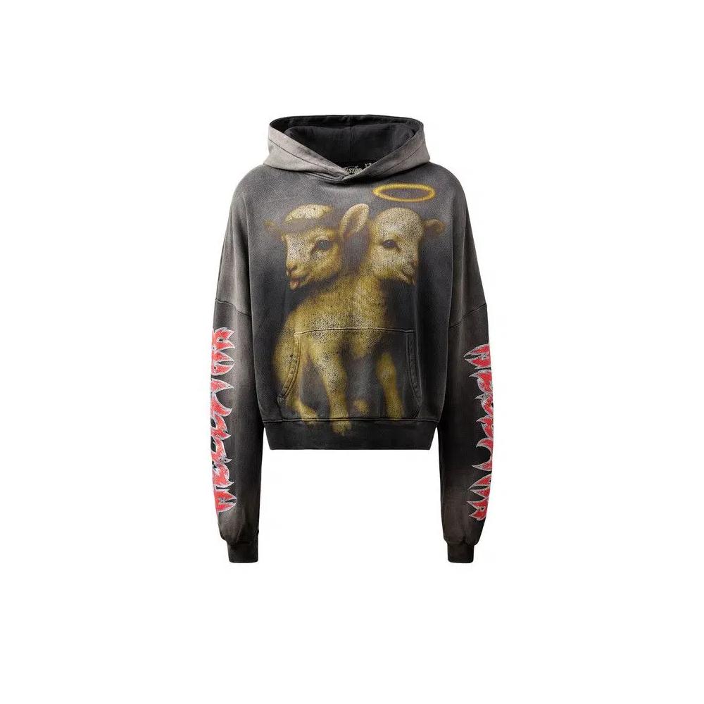 Худи Hellstar Lamb Hoodie «Black» 1