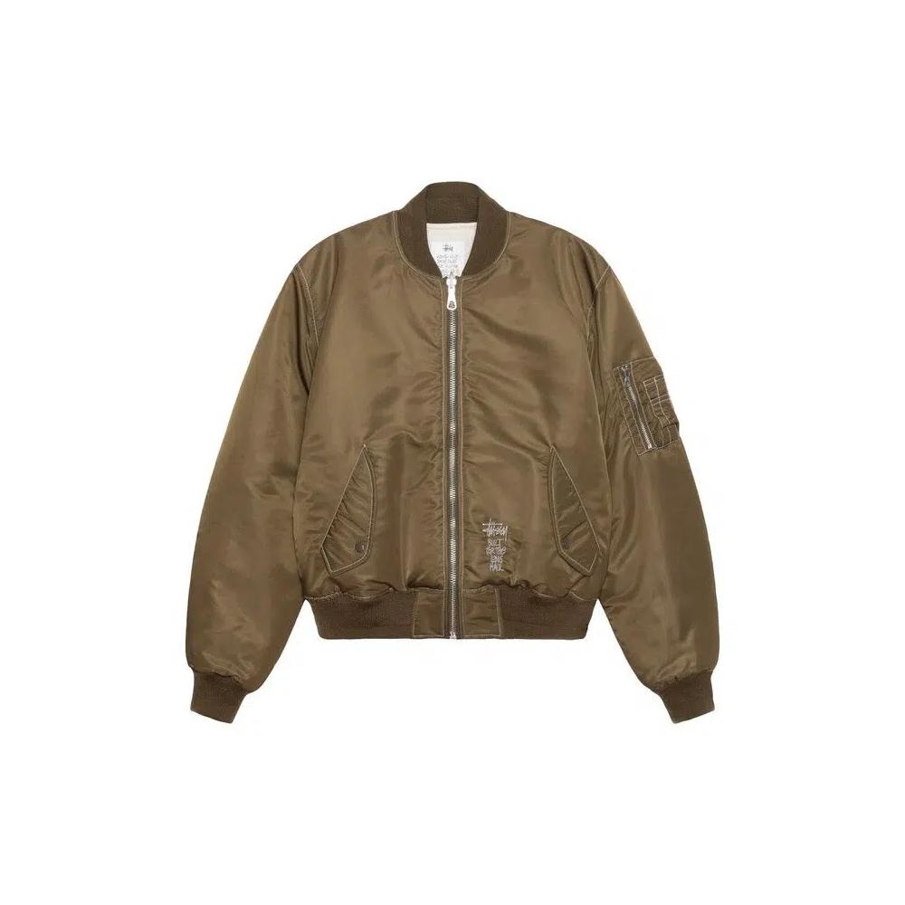 Бомберы Stussy Built Reversible Bomber Jacket 'Коричневый' 1