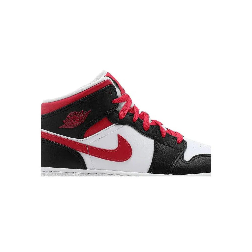 Кроссовки Air Jordan 1 Mid GS 'White Very Berry' 2