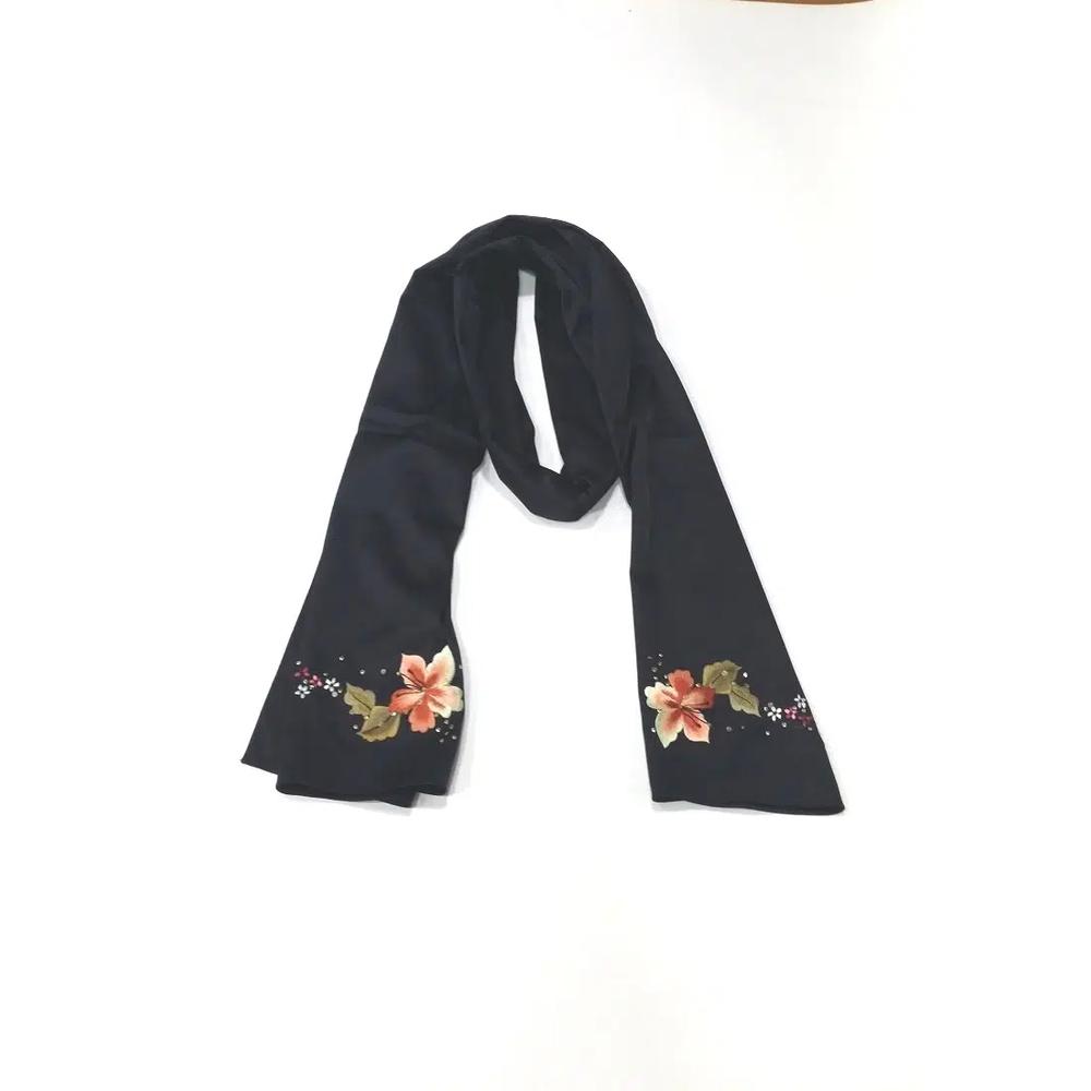 Floral Шарф из полиэстера с вышивкой 1