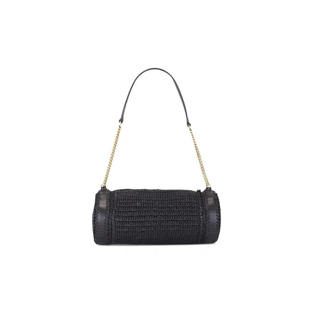 Сумки через плечо Saint Laurent Cassandre Small Cylinder Bag 'Noir' 2