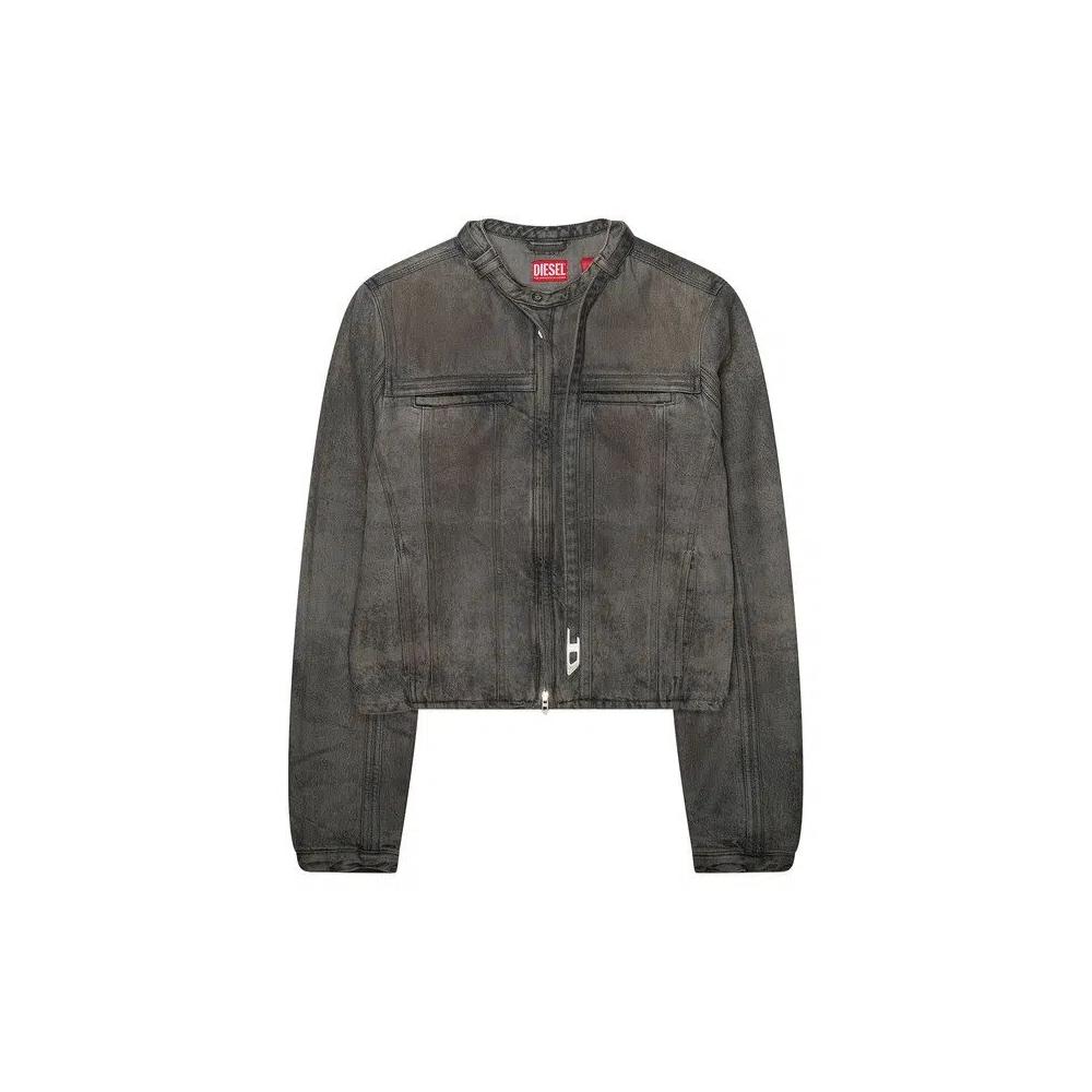 Куртки кожаные Diesel Dirty Moto Jacket 'Grey' 1