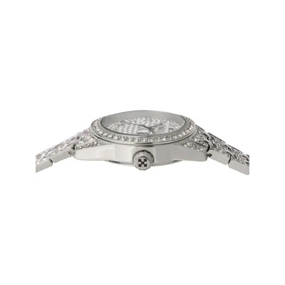 Часы Off-White Discreet Crystal Watch 'Stainless Steel' 3