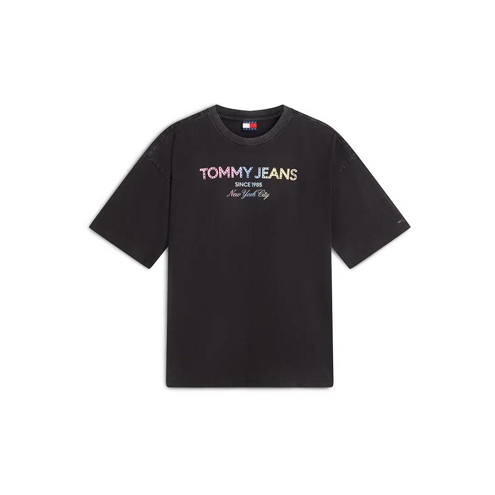 Футболка оверсайз с блестками - Tommy Jeans 5