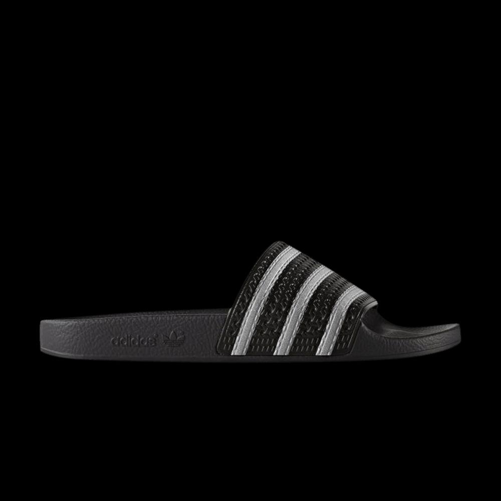 Слайды Adidas Adilette 'Black Grey' 1