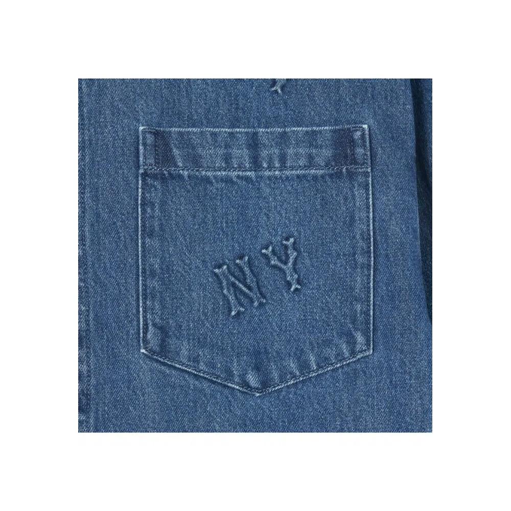 Джинсовая рубашка с классической монограммой New York Yankees 5