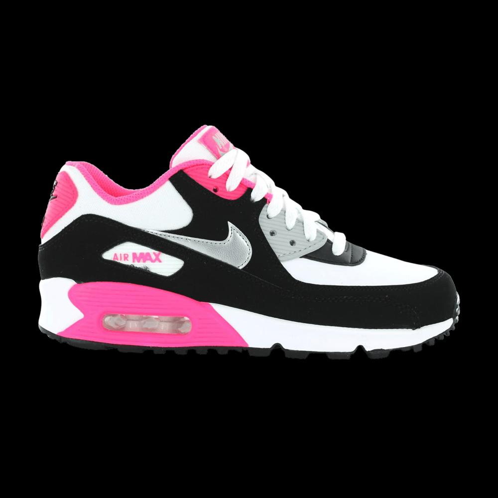 Кроссовки Nike Air Max 90 2007 GS 'White Black Pink' 1