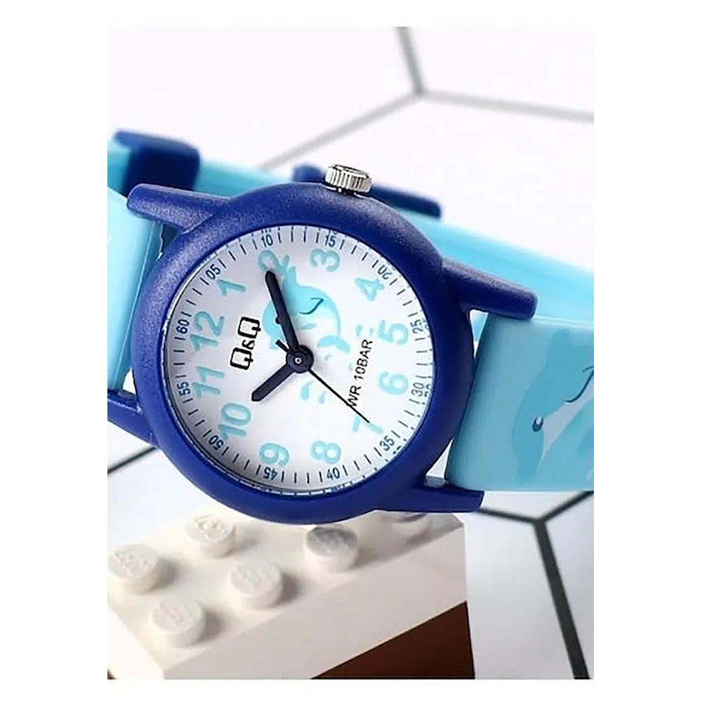 Часы Citizen V22A-014VY Детские аналоговые часы с синим ремешком из смолы 4