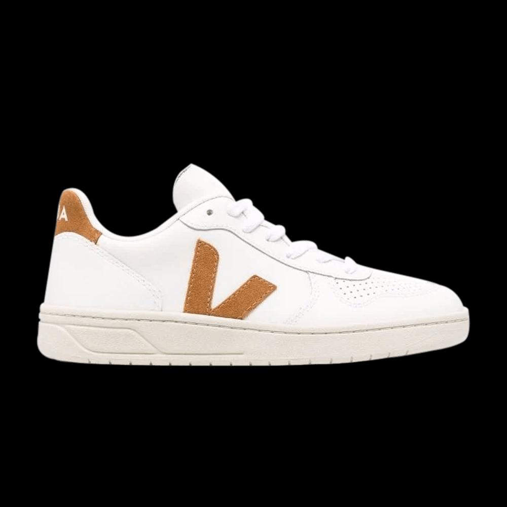 Кроссовки Veja V-10 Leather 'Extra White Camel' 1