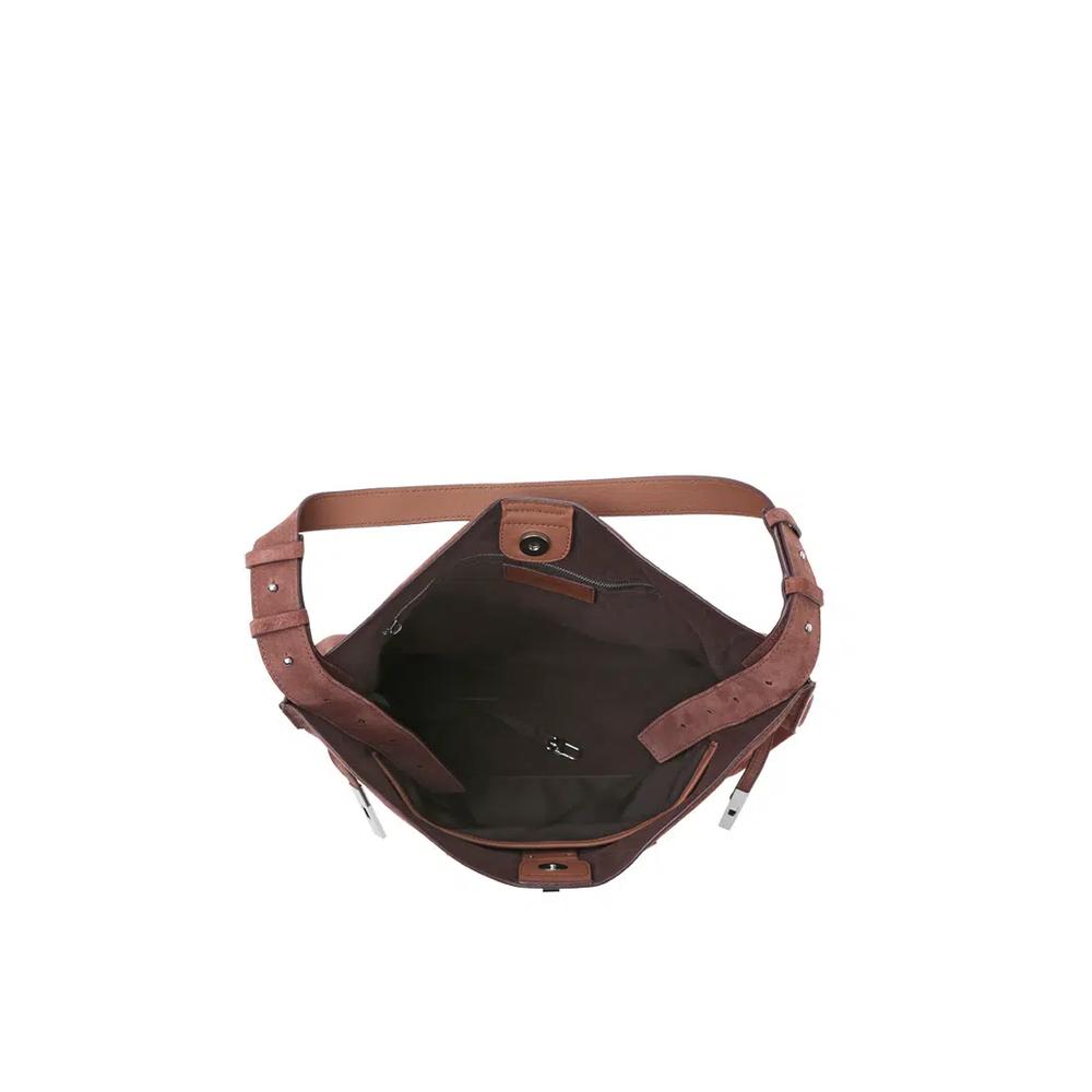SAOI Belt Tote II - Замша Кокос 4
