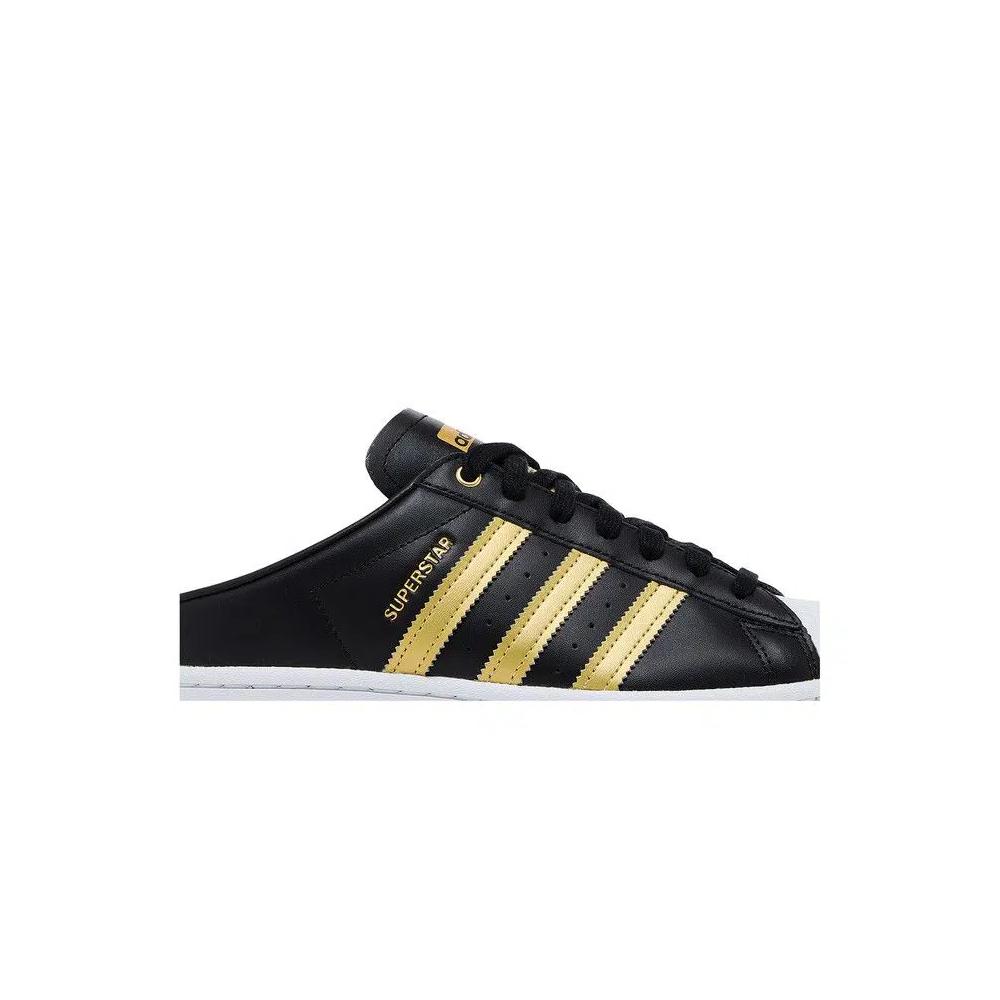 Мюли Adidas Wmns Superstar Mule 'Black Gold Metallic' 2