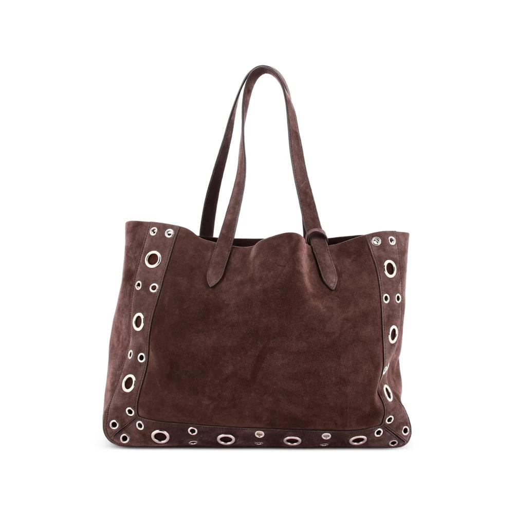 Сумка-тоут Nellcote Studded Suede Medium 2