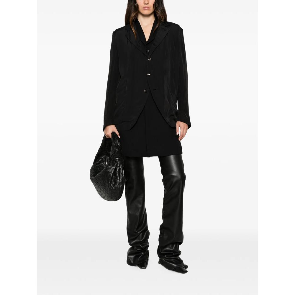 layered single-breasted blazer 2