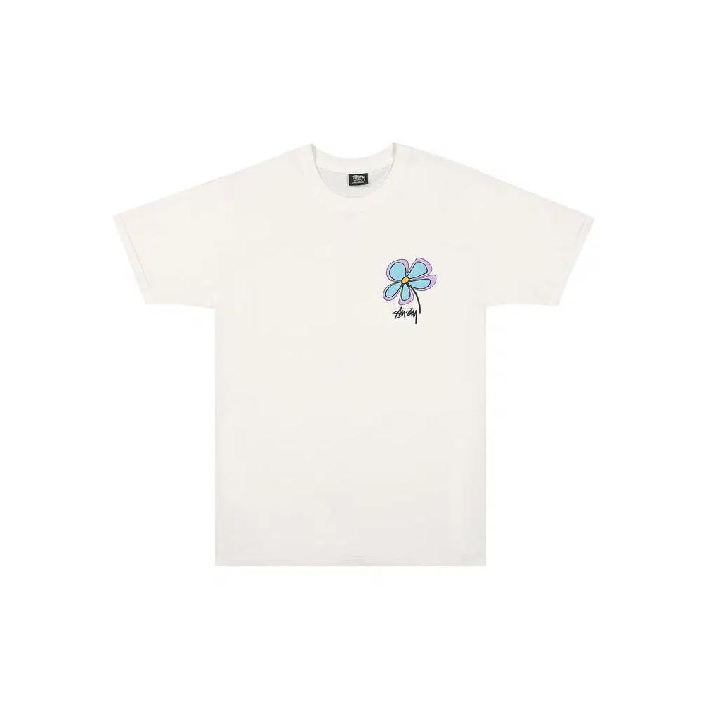 Футболки Stussy Flower Tee «White» 1