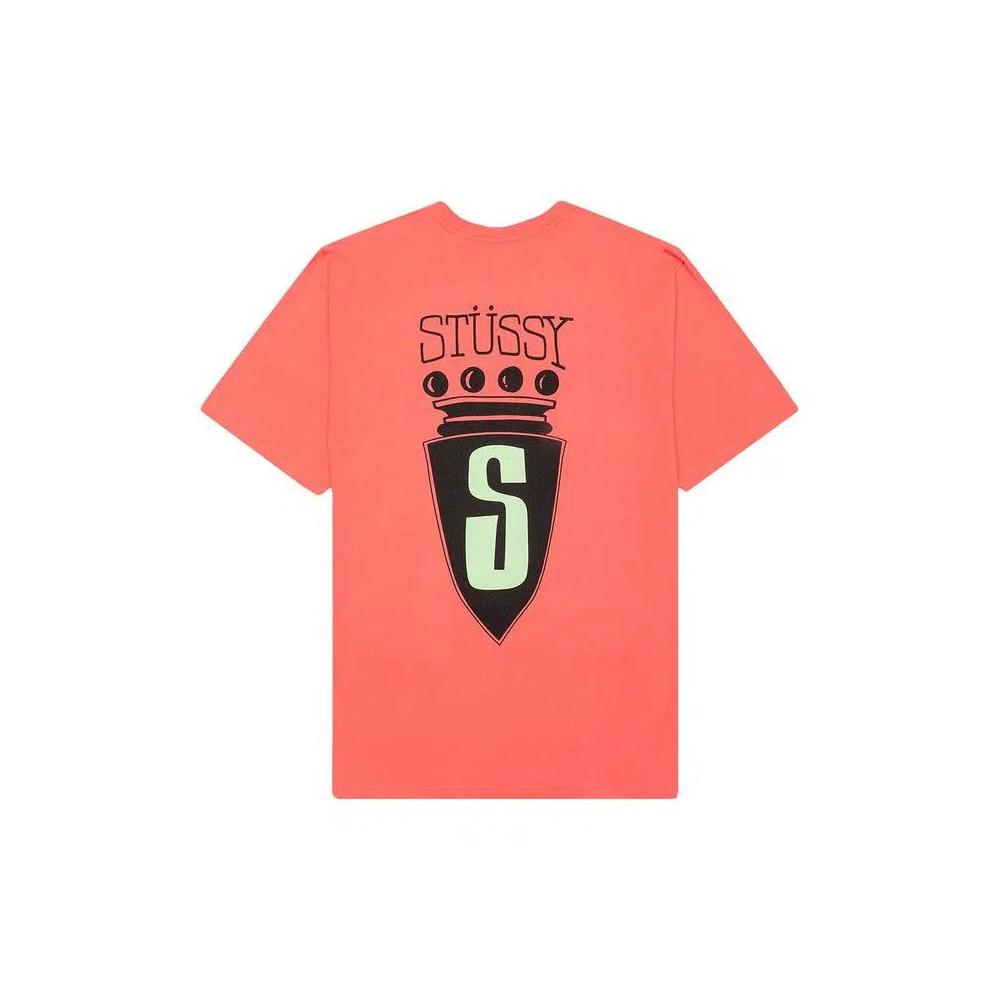 Футболки Stussy S Crest Tee 'Pale Red' 2