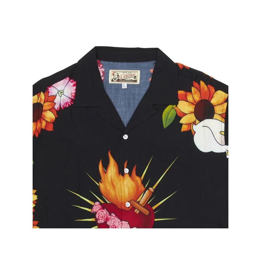 Футболки Pleasures Heart Button Down 'Черный' 3