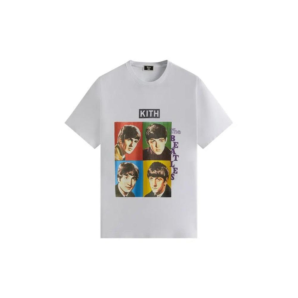 Футболки Kith For The Beatles 1962 Vintage Tee 'White' 1