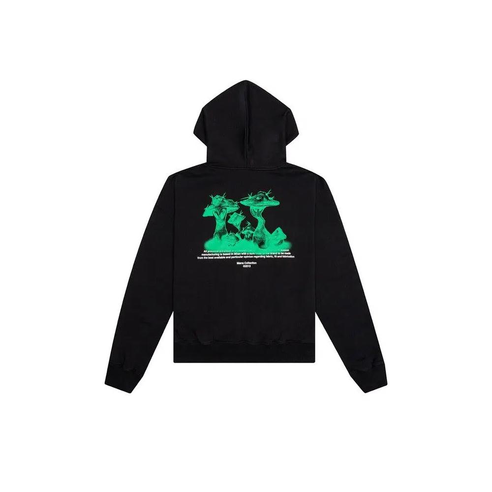 Худи Off-White Alien Mush Boxy Hoodie 'Черный/Зеленый' 2