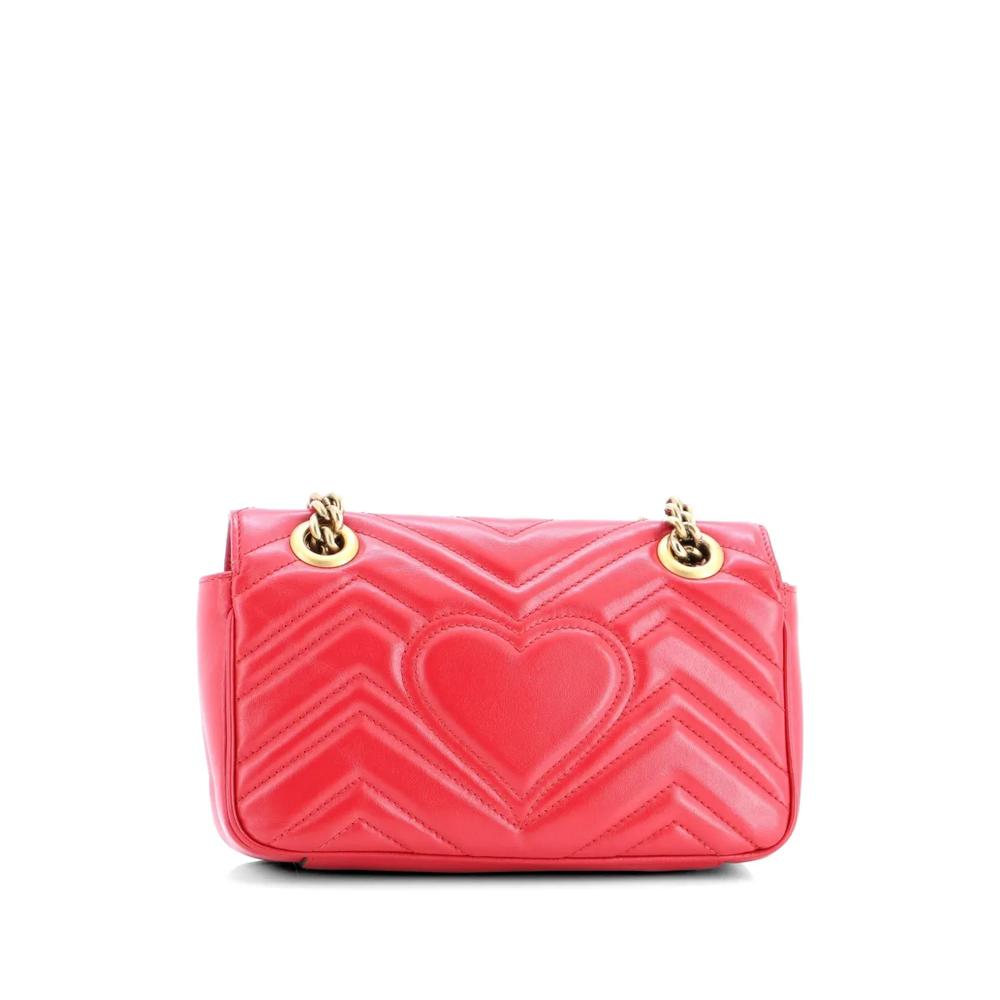 Сумка через плечо GG Marmont Flap Bag Matelasse Leather Mini 2