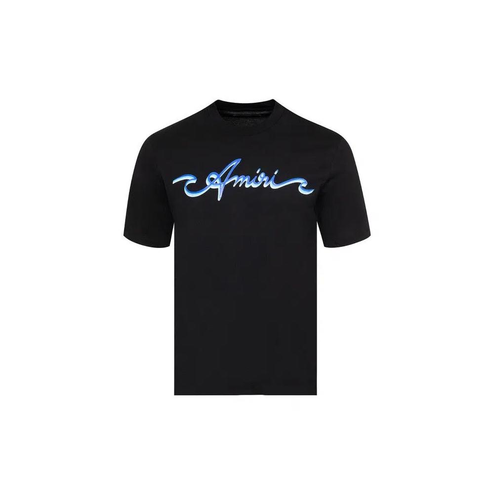 Футболки с коротким рукавом Amiri Wave Tee 'Черный' 1