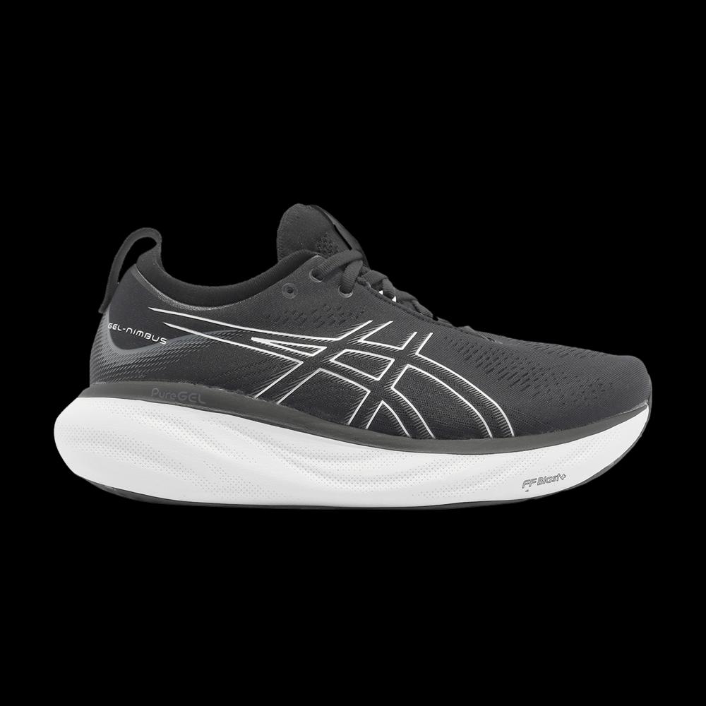 Кроссовки Asics Gel Nimbus 25 4E Wide 'Black Pure Silver' 1