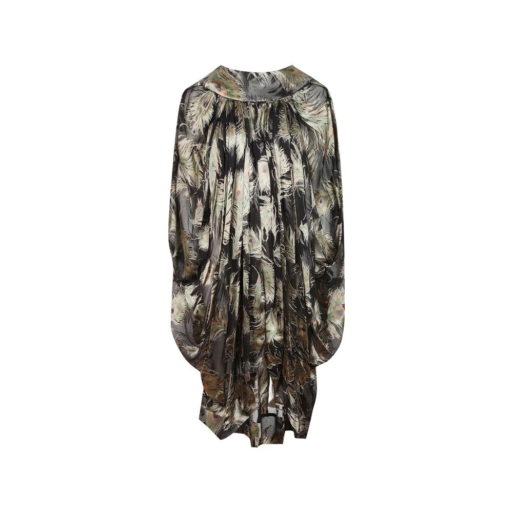 Ascent Burnout peacock-print top 1